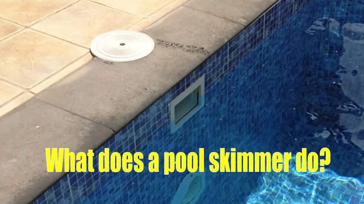 what does a pool skimmer do?