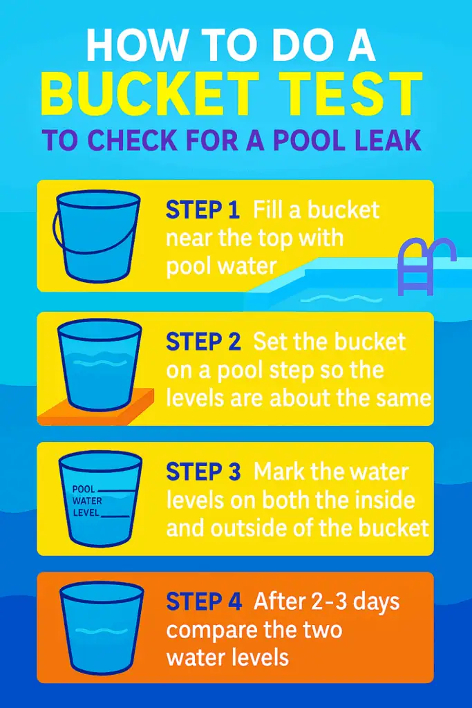Step-By-Step Guide to Performing the Bucket Test infographic