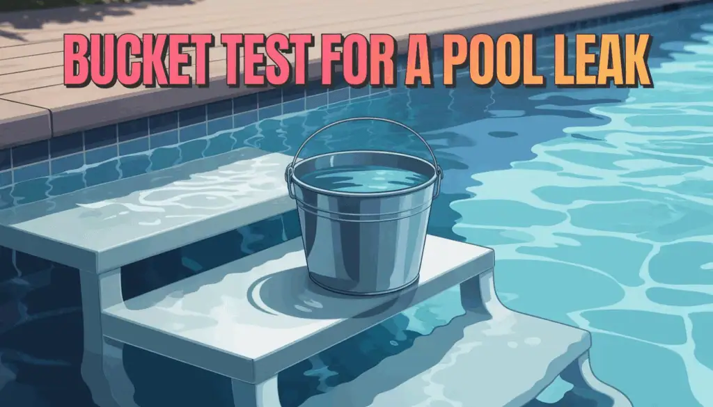 How To Carry Out The Bucket Test To Detect A Pool Leak: Simple Pool Leak Detection 1