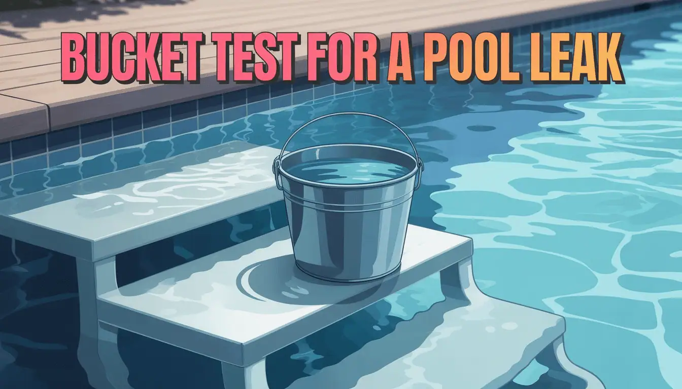 How To Carry Out The Bucket Test To Detect A Pool Leak: Simple Pool Leak Detection