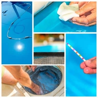 Weekly pool maintenance tasks