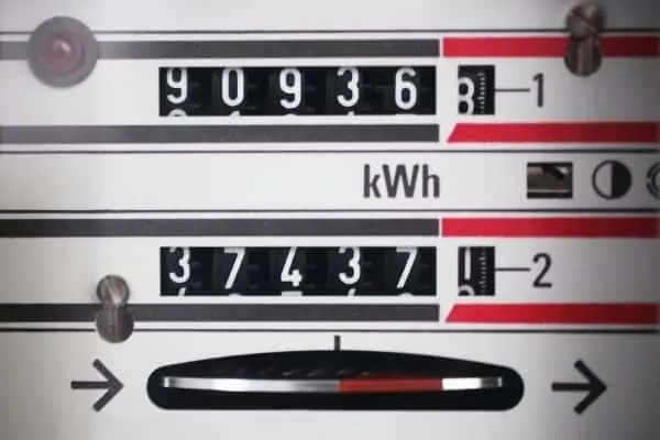 Electricity Meter Non-Peak Utility Hours
