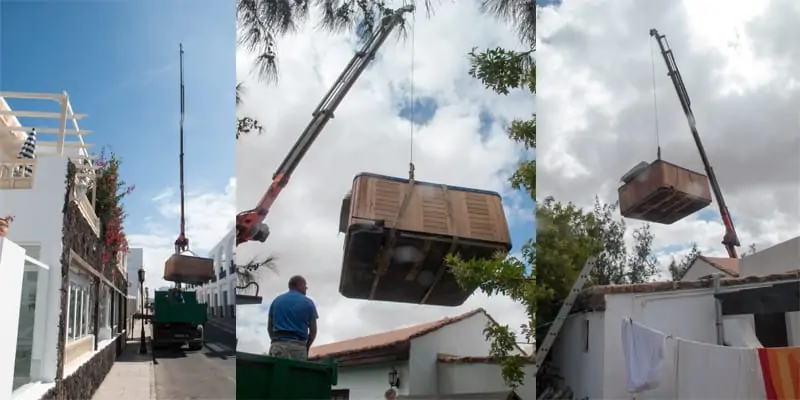 How to move a hot tub