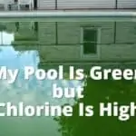 My Pool Is Green but Chlorine Is High. Why and How to Fix?