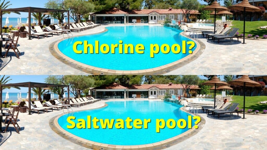 The difference between salt water and chlorine pools