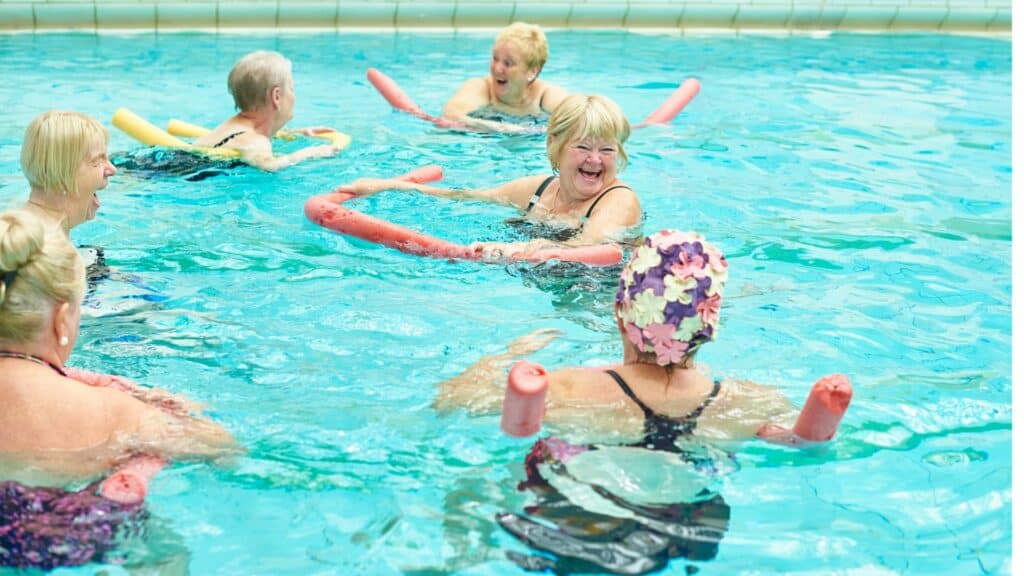 Swimming pool temperature for seniors