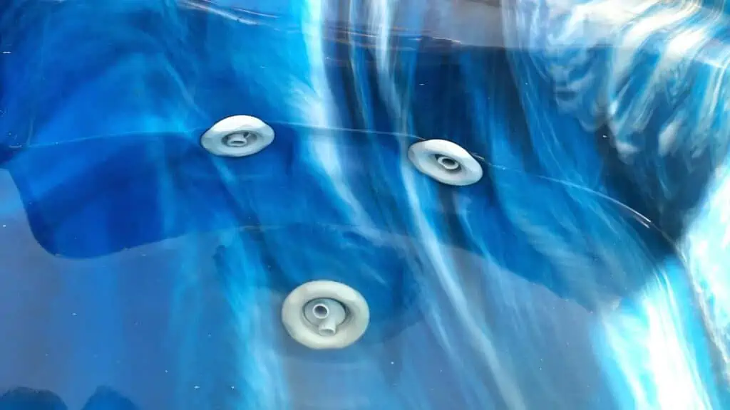 What happens if hot tub water gets too low