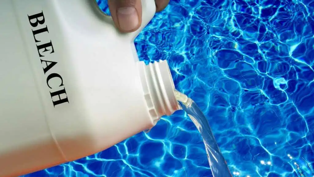 how to add bleach to a pool