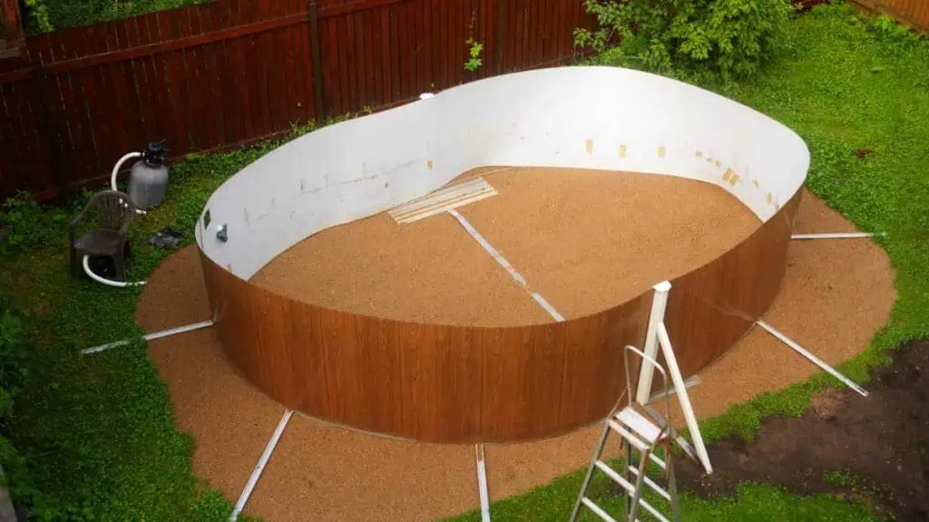 Installing an above ground pool