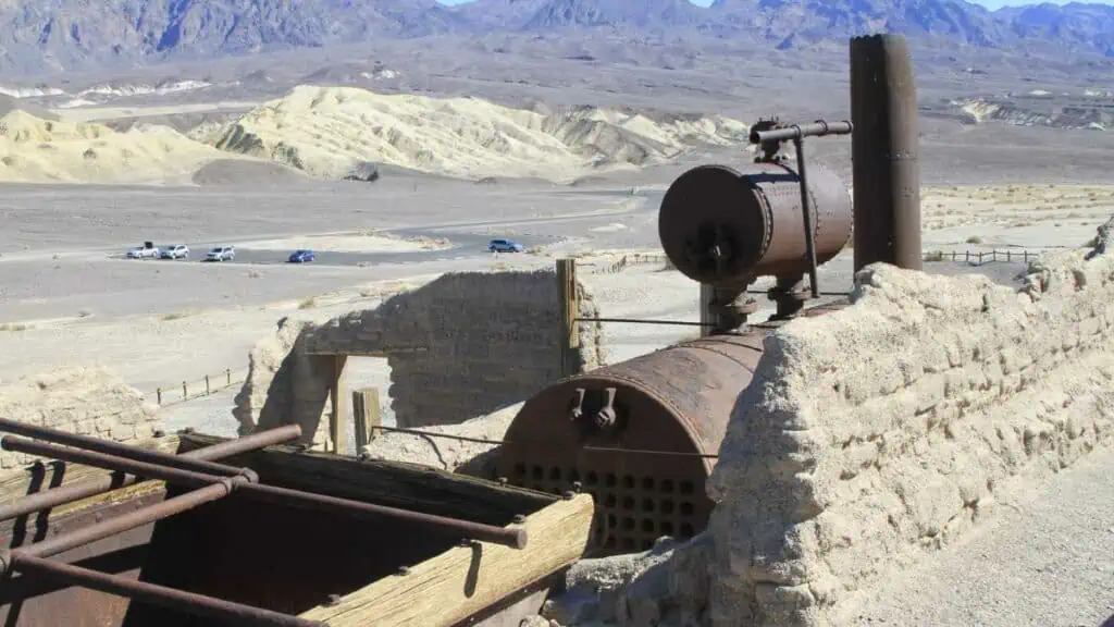 Borax mine in Death valley