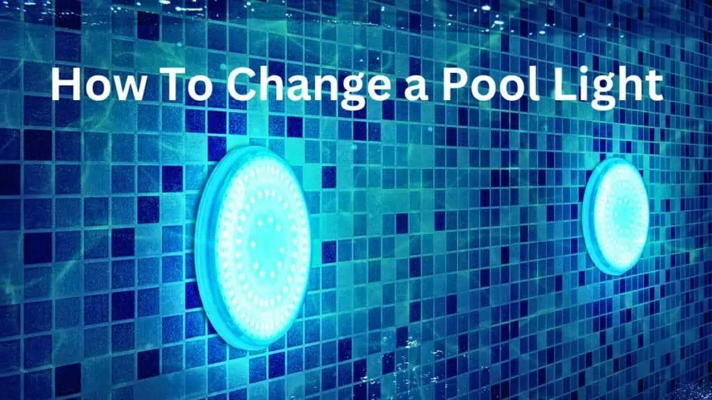 how to replace pool light