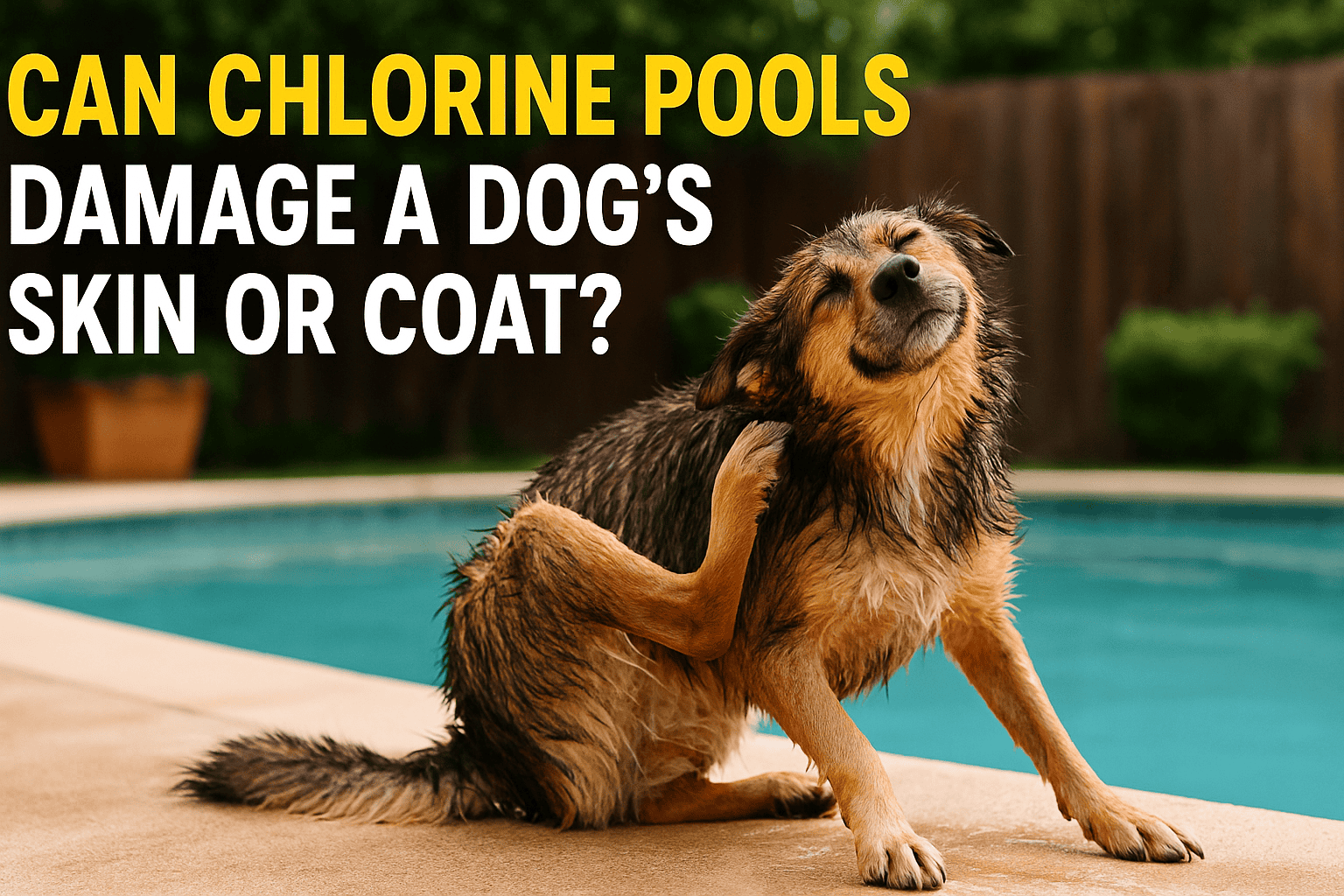 Can Chlorine Pools Damage a Dog’s Skin or Coat?