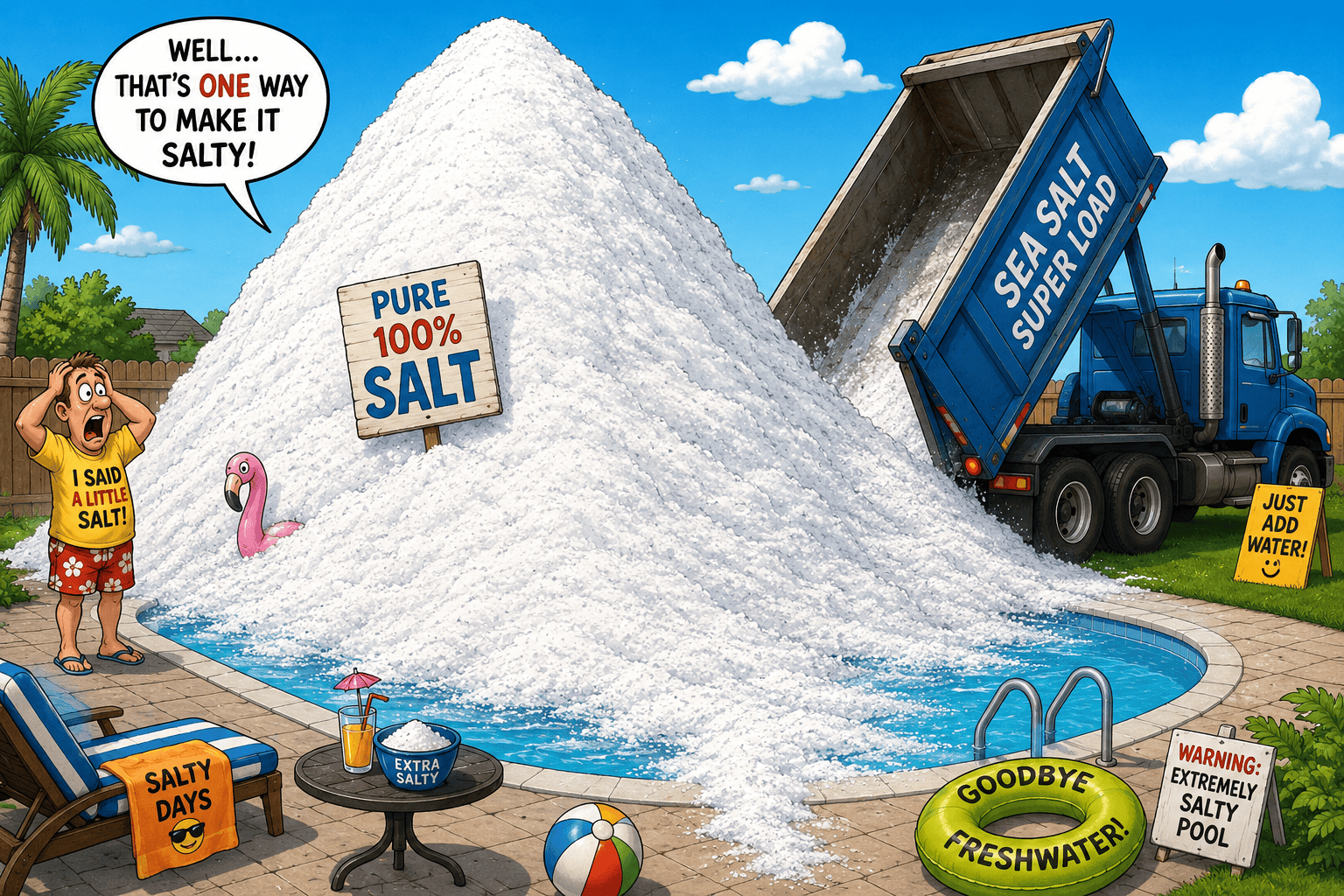 Salt Pool Guys How To Lower The Salt Level In A Saltwater Pool - EasyPoolCleaning